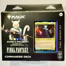 Magic The Gathering Final Fantasy XIV Commander Deck Scions & Spellcraft *SEALED - Image 1