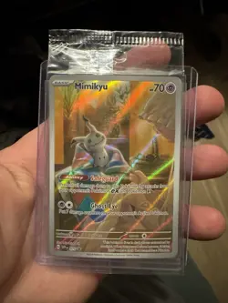 Pokemon TCG Mimikyu 075 Scarlet & Violet Black Star Promo Holo SEALED #75 NM+ - Image 1