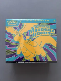 Pokemon TCG Ascended Heroes Elite Trainer Box ETB Factory Sealed SHIPS NEXT DAY - Image 1