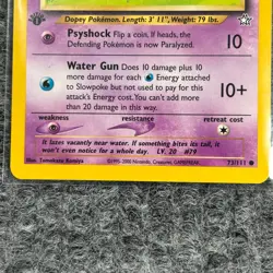 Vintage Pokemon Neo Genesis Slowpoke 73/111 1st Edition Common NM/LP - Image 4
