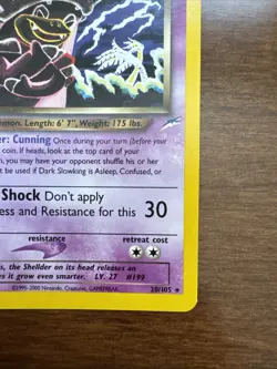 Dark Slowking 20/105 Neo Destiny Unlimited Edition NM Condition - Image 4