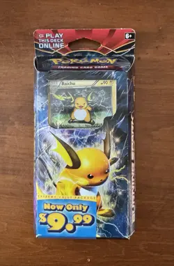 1x Pokemon XY BREAKthrough Burning Spark Theme Deck [Raichu] 2015 NEW AND SEALED - Image 1