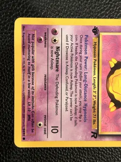 Drowzee 54/82 1st Edition Team Rocket Vintage WOTC - Pokemon TCG - Image 3