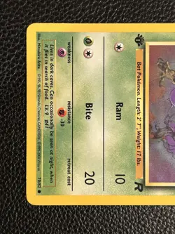 Pokemon Zubat Common 1st Edition Team Rocket 70/82 - Image 3
