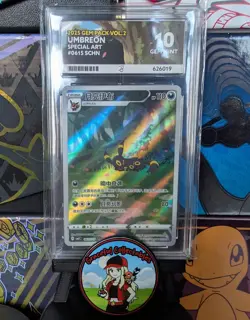Pokemon TCG Umbreon 0615 Gem Pack Vol 2 - Ace Gem Mint 10 - Perfect Subgrades - Image 1