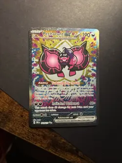 Pokemon TCG SV-Prismatic Evolutions Pecharunt EX #163/131 Special Illustration - Image 1