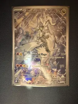 2025 POKEMON JOURNEY TOGETHER N's RESHIRAM ILLUSTRATION RARE 167/159 NEAR MINT - Image 3