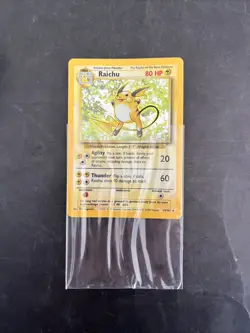 1999 Pokemon Base Set Raichu 14/102 Holo Rare - OG Vintage - LP/MP - Image 1