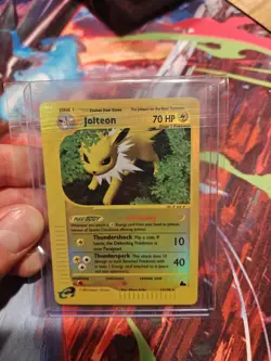 Nintendo Pokemon Jolteon Skyridge Reverse Holo Rare 13/144 70 HP 2003 - Image 1