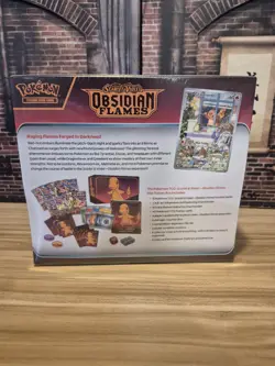 Pokemon Scarlet & Violet Obsidian Flames Elite Trainer Box ETB Sealed & Case - Image 2