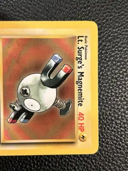 Pokemon 1st Edition Gym Heroes Lt. Surge's Magnemite 80/132 - Image 2