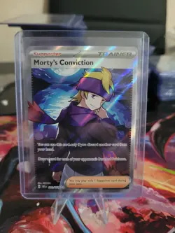 Pokemon Mortys Conviction Full Art Temporal Forces 201/162 - Image 1