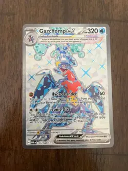Garchomp ex 219/182 Paradox Rift Ultra Rare Full Art Holo Pokemon TCG NM - Image 1