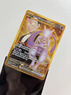 Pokemon Mewtwo EX Team Rockets 240/182 Gold Rare 2025 TCG Destined Rivals - Image 1