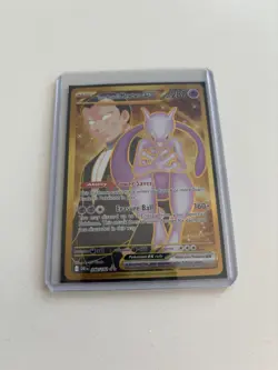 Pokemon Mewtwo EX Team Rockets 240/182 Gold Rare 2025 TCG Destined Rivals - Image 2