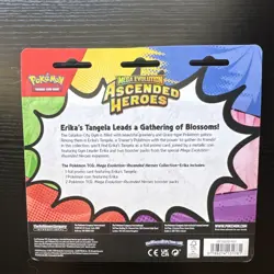 Pokemon Mega Evolution Ascended Heroes Erika's Tangela 2 Booster Pack English - Image 2