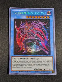 Yu-Gi-Oh! Magician Of Black Chaos MAX TN19-EN002 Limited Secret Rare NM - Image 1