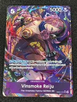 VINSMOKE REIJU 2026 One Piece EB03 Heroines Edition Super Alt Art 031 ENGLISH - Image 1