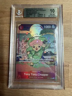 2024 One Piece Promos Tony Tony.Chopper Anniversary #ST01-006 BGS 10 !!! - Image 1