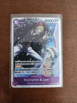 Rosinante and Law EB04-038 SR One Piece TCG NM Canadian Seller - Image 1