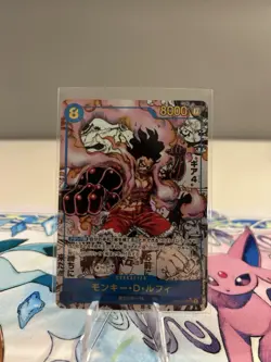One Piece TCG Monkey.D.Luffy OP11-118 Manga Alternative Art (Rare Texture Error) - Image 2
