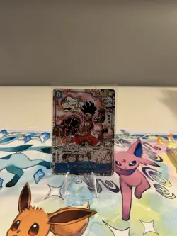 One Piece TCG Monkey.D.Luffy OP11-118 Manga Alternative Art (Rare Texture Error) - Image 3