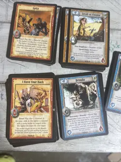 WARLORD SAGA OF THE STORM CCG CLERIC ACTION CHARACTER Lot Of 70 Cards - Image 5