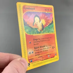 Cyndaquil 104/165 Expedition Base Regular Common Starter Pokemon Card 2002 NM - Image 3