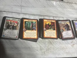 WARLORD SAGA OF THE STORM CCG CLERIC ACTION CHARACTER Lot Of 100 Cards - Image 1