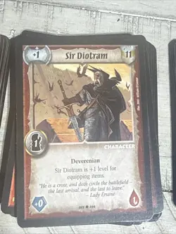 WARLORD SAGA OF THE STORM CCG CLERIC ACTION CHARACTER Lot Of 100 Cards - Image 4