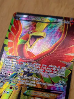 Pokemon TCG Ho-Oh-EX Dragon Exalted Card 119/124 Full Art Ultra Rare NM - Image 2