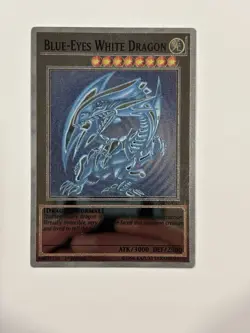 Yugioh Quarter Century Rare & ALL METAL Blue Eyes White Dragon Fan Art Card Lot - Image 2
