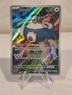 Snorlax SVP 051 Scarlet & Violet 151 Promo Card Pokemon TCG NM - Image 1