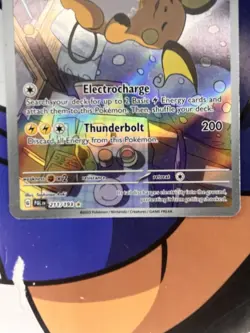 Pokemon TCG Raichu Card 211/193 Paldea Evolved Illustration Rare Full Art Holo - Image 5