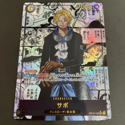 ONE PIECE Card Sabo OP13-120 SEC Manga Alt Art Carrying on His Will Japanese - Image 1