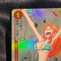 NAMI MANGA ALT ART OP01-016 R ONE PIECE CARD THE BEST PRB-01 COMIC PARALLEL NM - Image 2