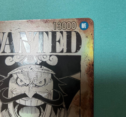 Gol D. Roger Wanted OP09-118 Japanese ONE PIECE Card Carrying on His Will - NM - Image 3