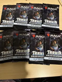 Magic: The Gathering - Tarkir: Dragonstorm Play Booster Pack - MTG Lot Of 8 - Image 1