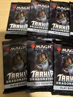 Magic: The Gathering - Tarkir: Dragonstorm Play Booster Pack - MTG Lot Of 8 - Image 2