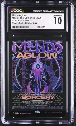 MTG SLD Minds Aglow #7028 Foil Borderless CGC GEM MINT 10 KEXP You Are Not Alone - Image 1