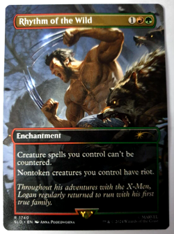 MTG: Secret Lair Wolverine - Rhythm of the Wild - Rare - NM 1740 (Marvel) - Image 1