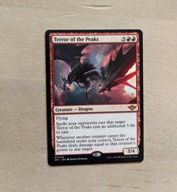 MTG Terror of the Peaks [NON-FOIL] - [NM] Outlaws of Thunder Junction Mythic - Image 1