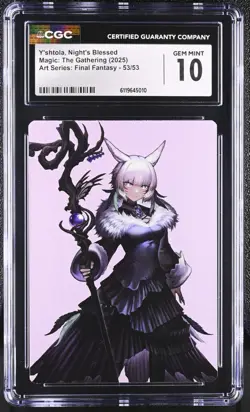 Y'shtola, Night's Blessed #53 CGC GEM 10 Borderless Art Series Final Fantasy - Image 1
