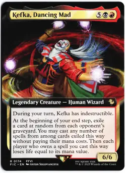 Kefka, Dancing Mad (Extended Art) R Commander: FINAL FANTASY 174 NM - Image 1
