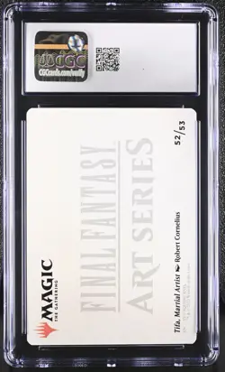 MTG Tifa, Martial Artist #52 CGC GEM 10 Borderless Art Series: Final Fantasy FF7 - Image 2