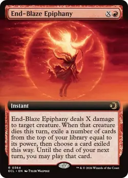 End-Blaze Epiphany Extended Art Lorwyn Eclipsed NM MTG - Image 1