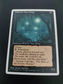 MTG Magic the Gathering Will-o'-the-Wisp (171/379) Fourth Edition LP - Image 1