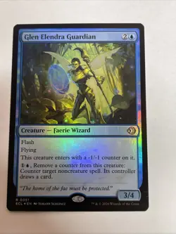 Glen Elendra Guardian Lorwyn Eclipsed Foil #51 Rare - Image 1