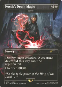 MTG Noctis's Death Magic (1870) *Non-Foil* Secret Lair: Final Fantasy MT/NM - Image 1