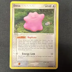 Pokemon Ditto 35/113 EX Delta Species Uncommon 60HP Basic Shapeshifter - Image 1